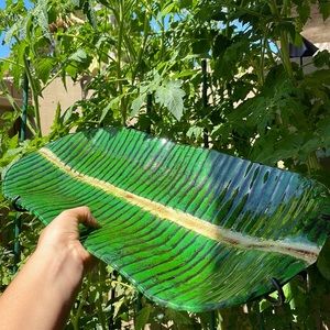 Large Banana Leaf Serving Platter 🍌 🍃✨